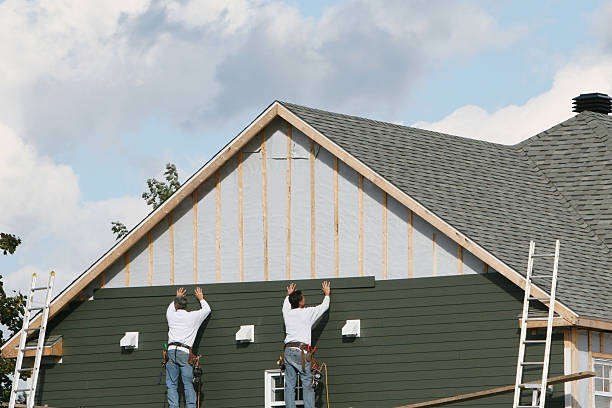 Professional Siding Contractor technician working in Irvona, PA